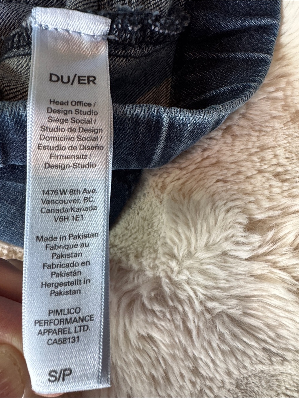 DU/ER Denim Stretch Shorts Side S/P - Picture 4 of 8